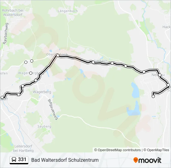 331 Bus Line Map