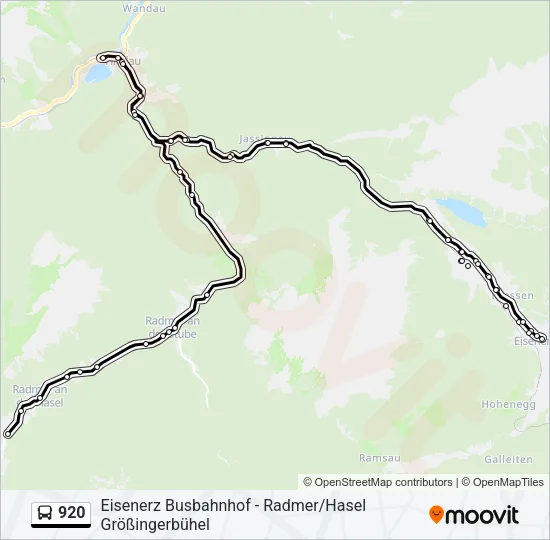 920 Bus Line Map