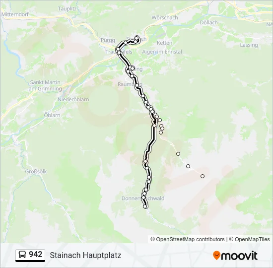 942 Bus Line Map