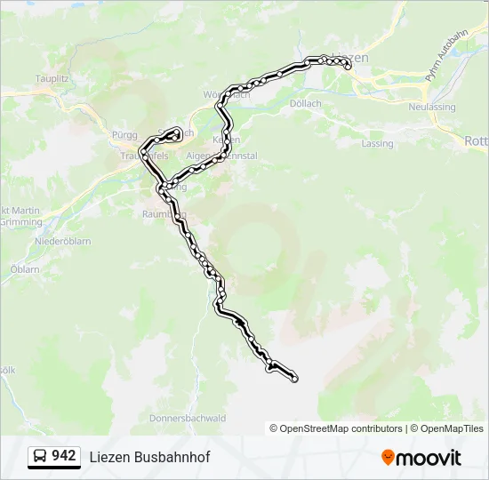 942 Bus Line Map