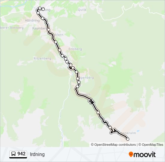 942 Route: Schedules, Stops & Maps - Irdning (Updated)