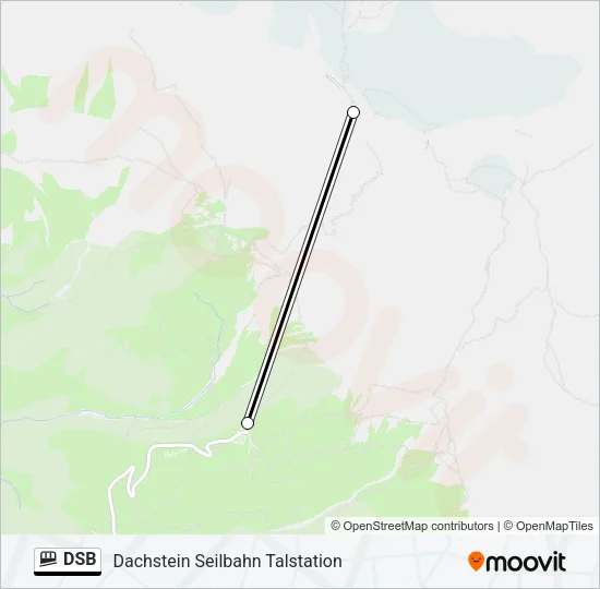 DSB Funicular Line Map