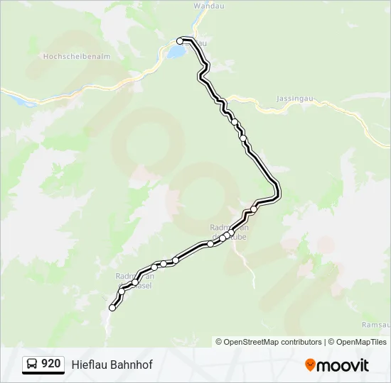 920 Bus Line Map