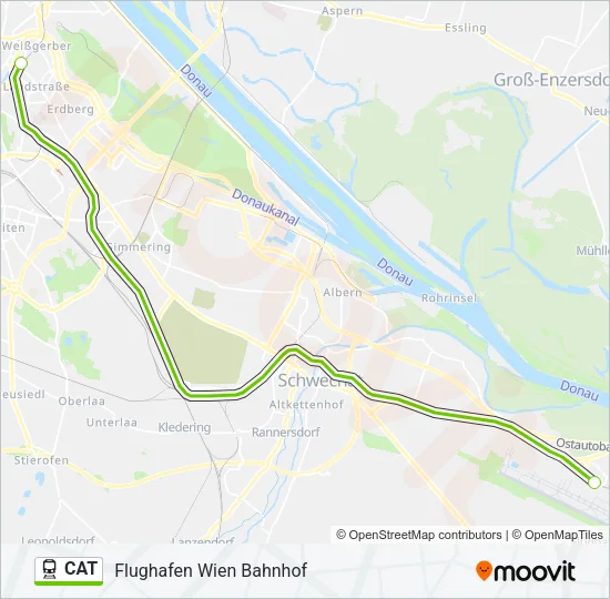 CAT Train Line Map