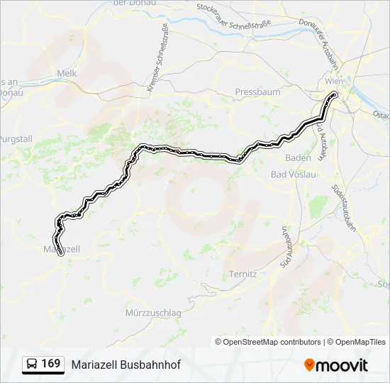 169 Bus Line Map