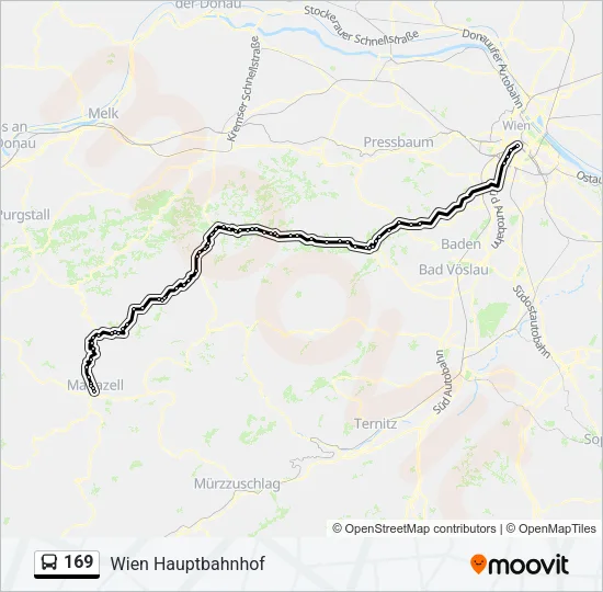 169 Bus Line Map