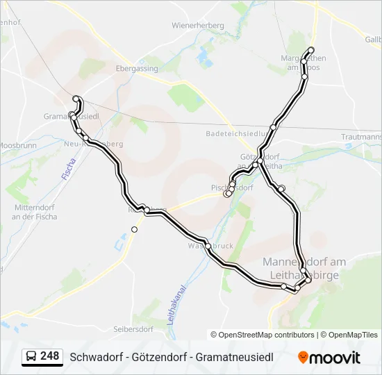 248 Bus Line Map