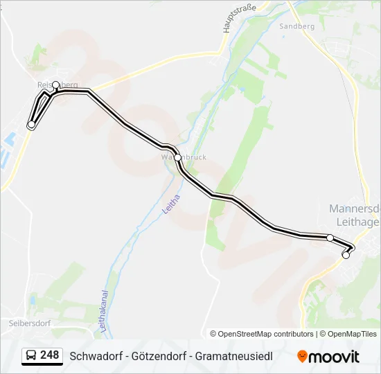 248 Bus Line Map
