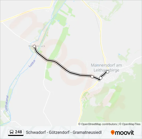 248 Bus Line Map