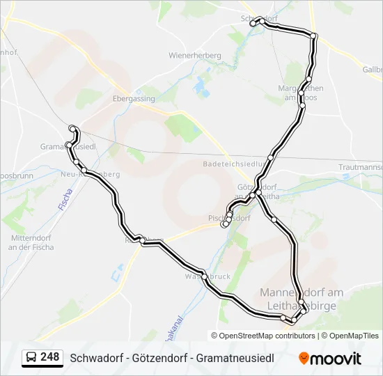 248 Bus Line Map