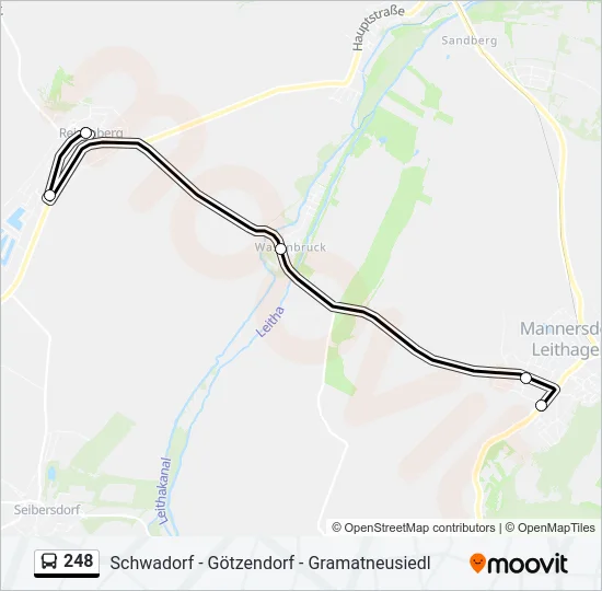 248 Bus Line Map