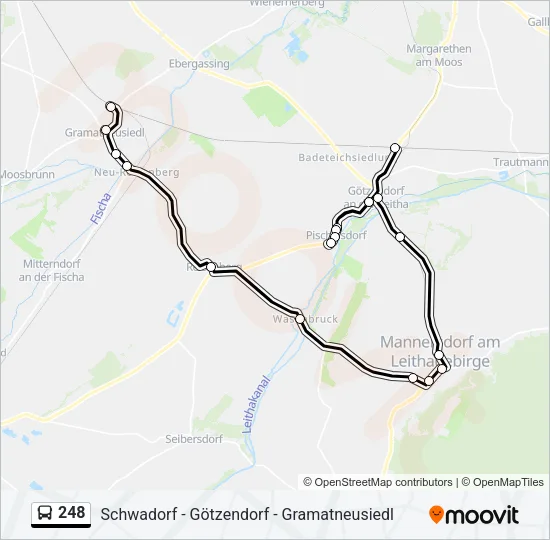 248 Bus Line Map