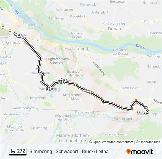 272 bus Line Map