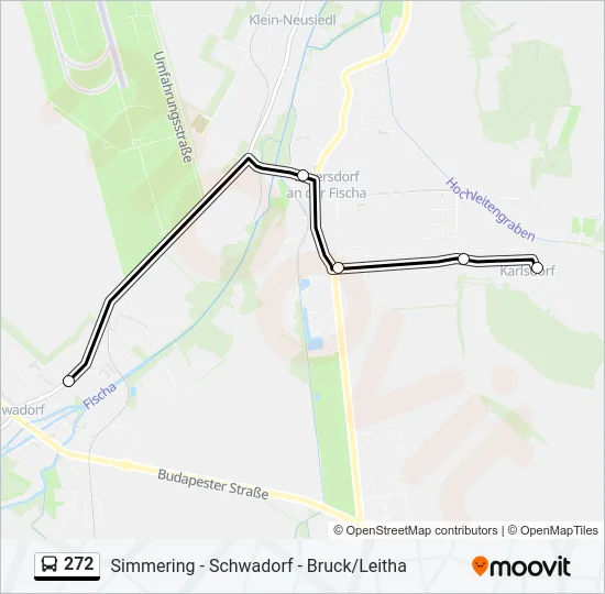 272 Bus Line Map