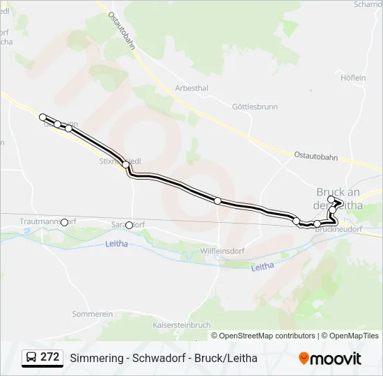 272 Bus Line Map
