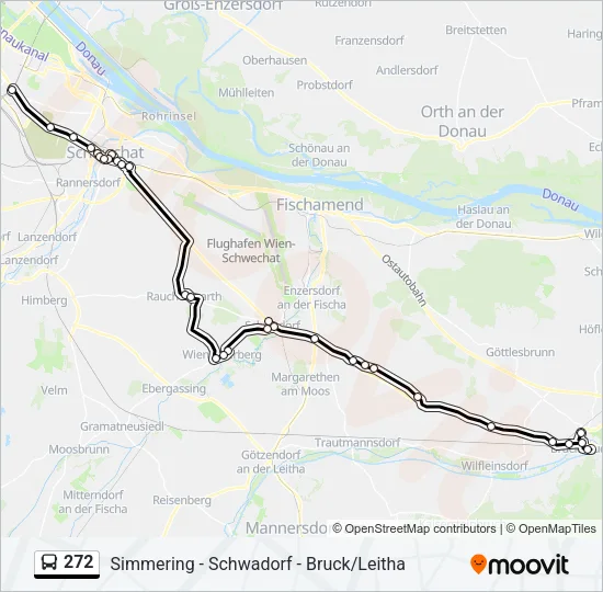 272 Bus Line Map
