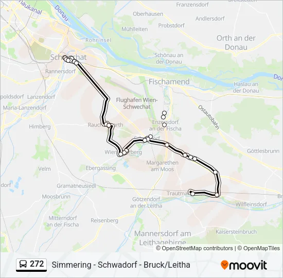 272 Bus Line Map
