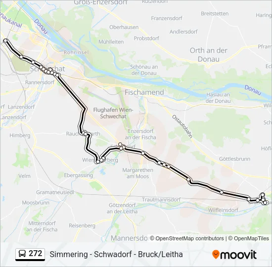 272 Bus Line Map