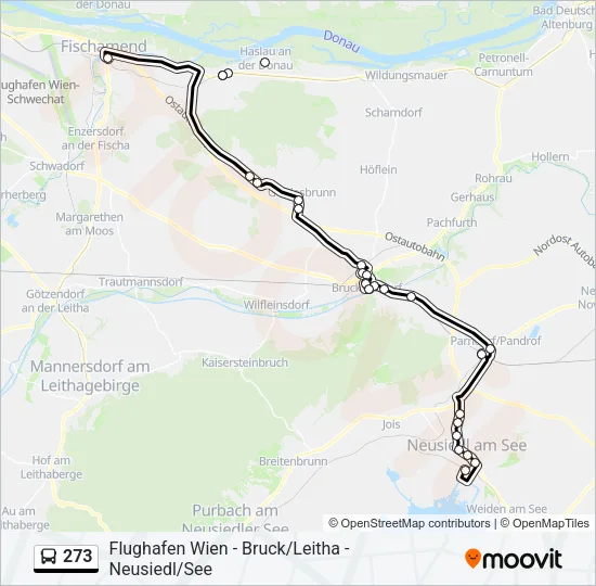 273 Bus Line Map