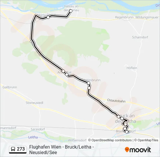 273 Bus Line Map