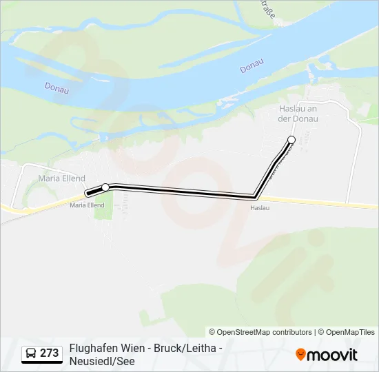 273 Bus Line Map
