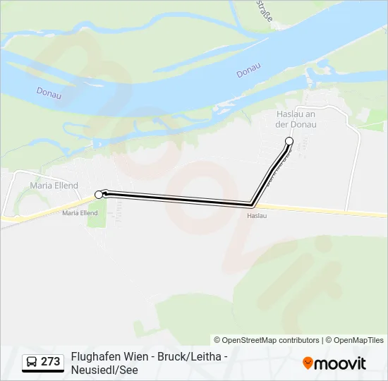 273 Bus Line Map
