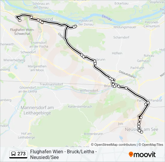 273 Bus Line Map