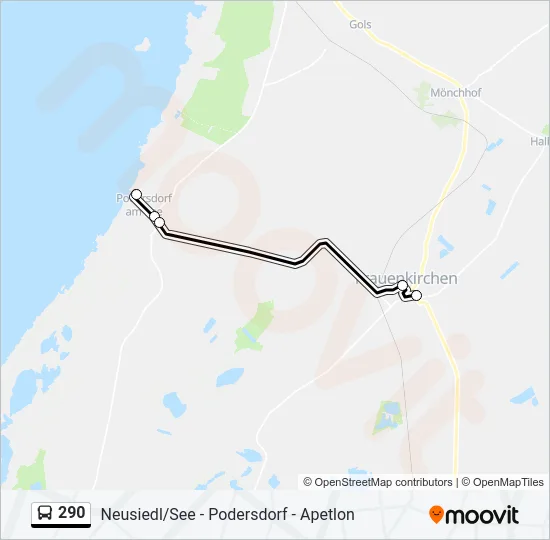 290 Bus Line Map