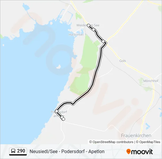 290 Bus Line Map