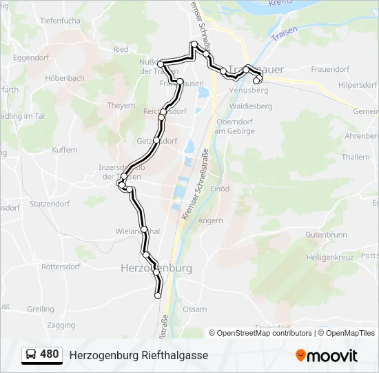 480 Bus Line Map