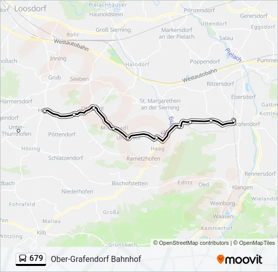 679 Bus Line Map