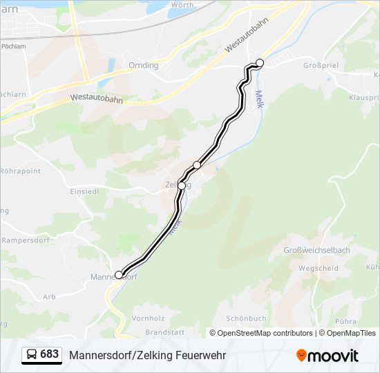 683 Route: Schedules, Stops & Maps - Mannersdorf/Zelking Feuerwehr ...