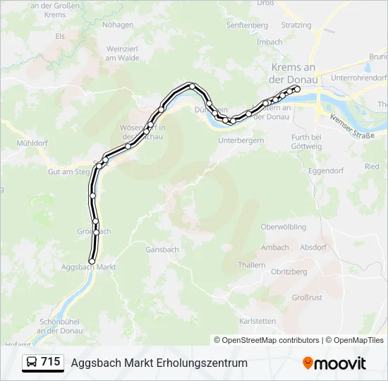 715 Bus Line Map