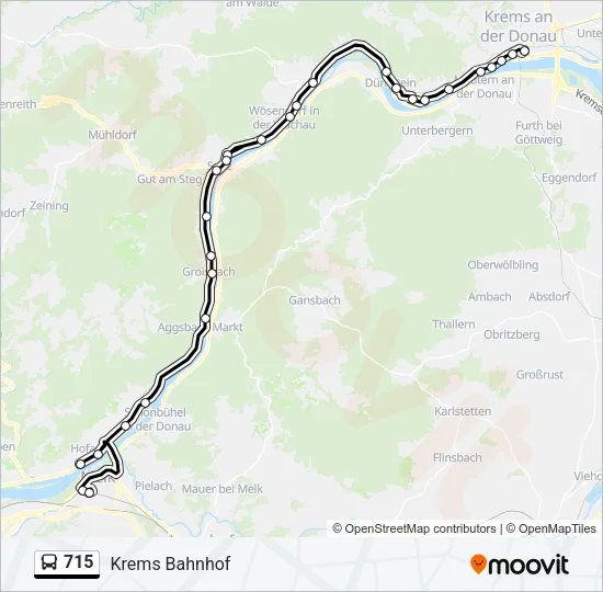 715 Bus Line Map