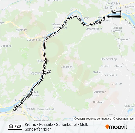 720 Bus Line Map