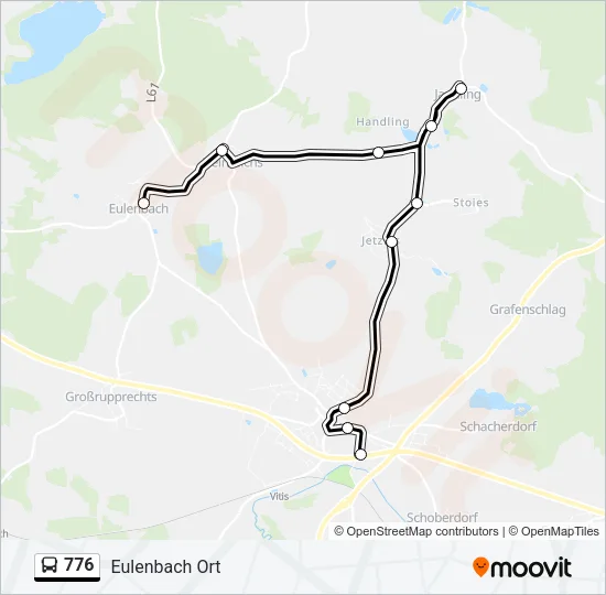 776 Bus Line Map