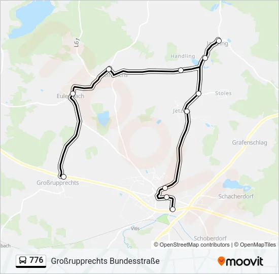 776 Bus Line Map