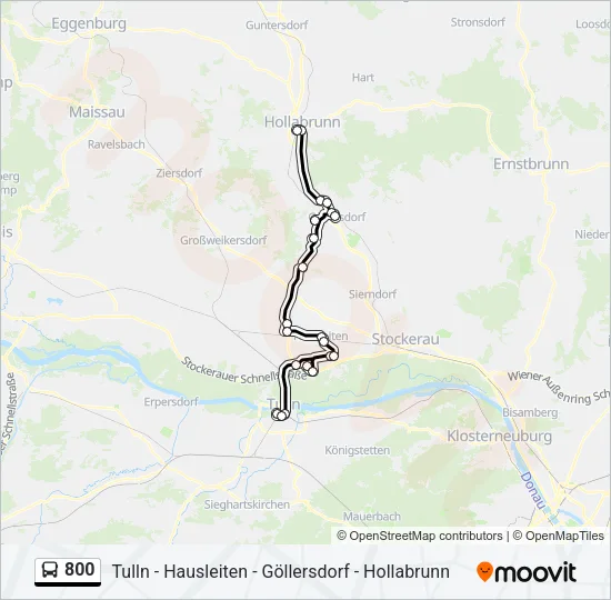 800 Bus Line Map