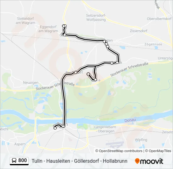800 Bus Line Map