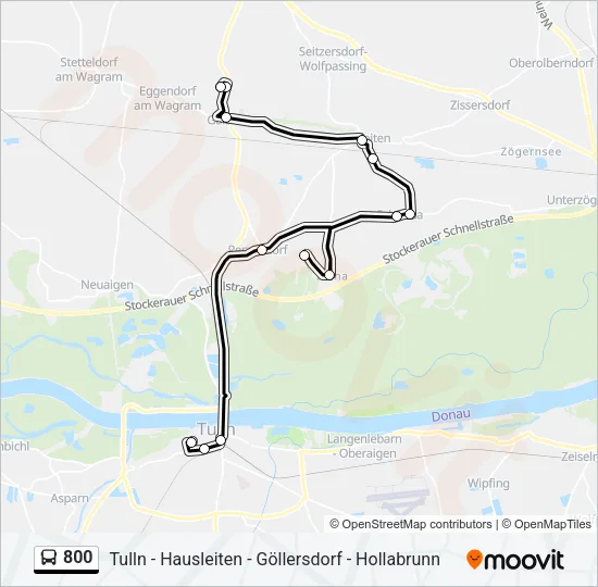 800 Bus Line Map