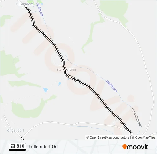 810 Bus Line Map