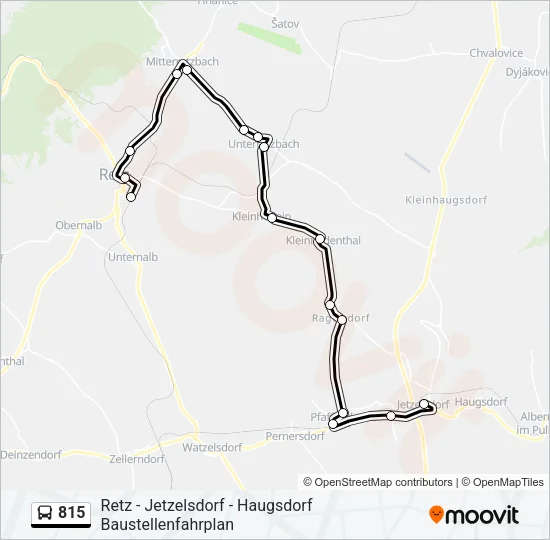 815 Bus Line Map