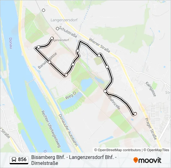 856 Bus Line Map