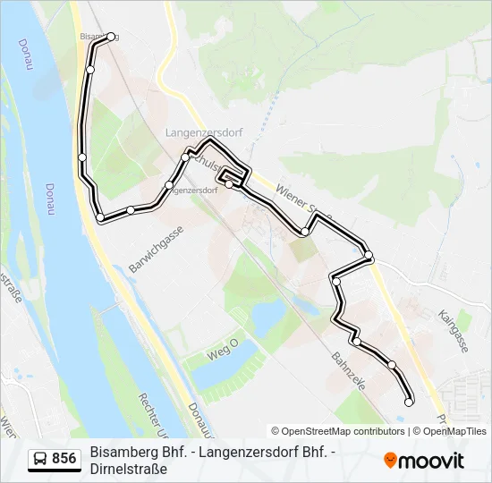 856 Bus Line Map