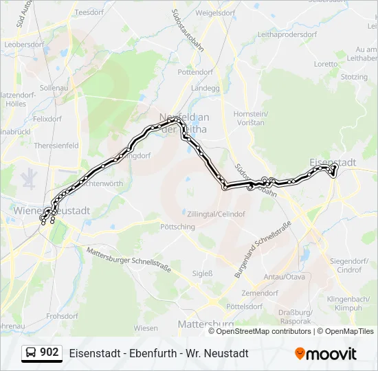 902 Bus Line Map