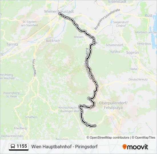 1155 Bus Line Map