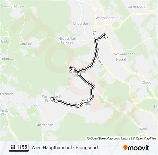 1155 Bus Line Map