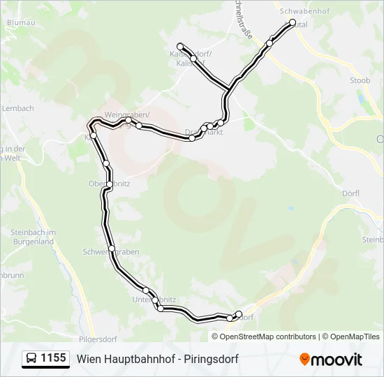 1155 Bus Line Map