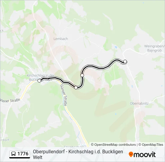 1776 Bus Line Map