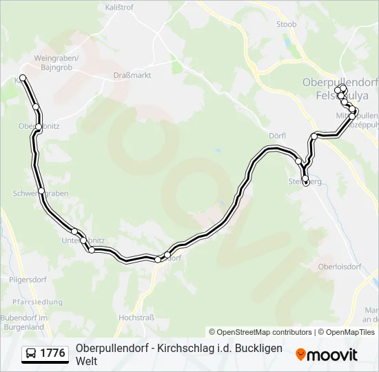 1776 Bus Line Map